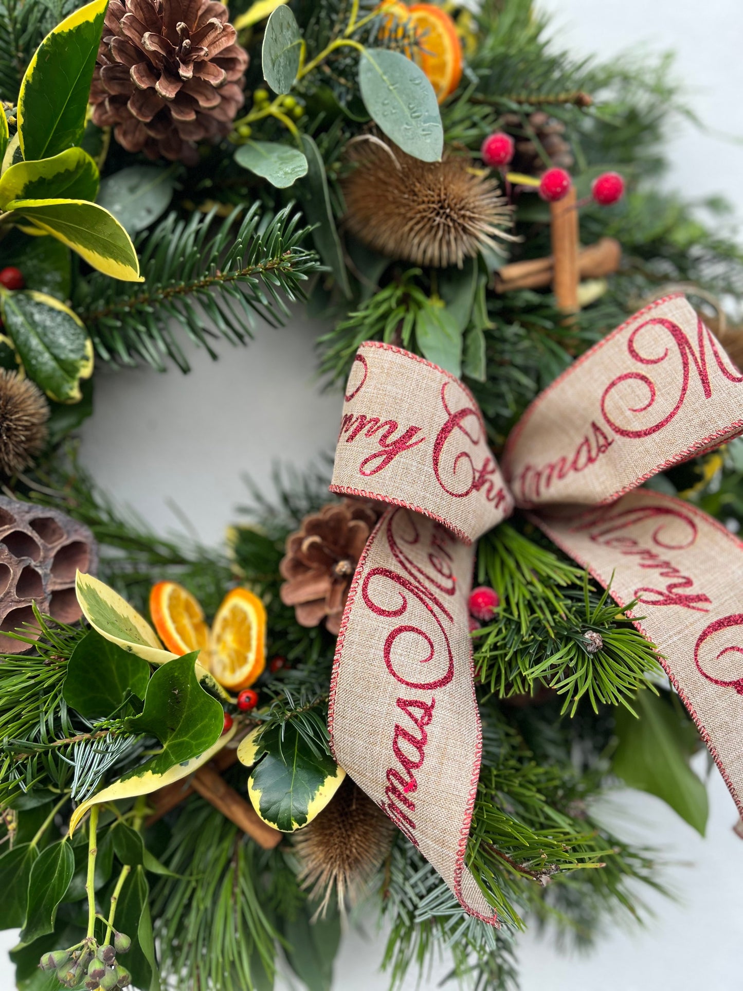 Naturally Classic Luxury Christmas Door Wreath