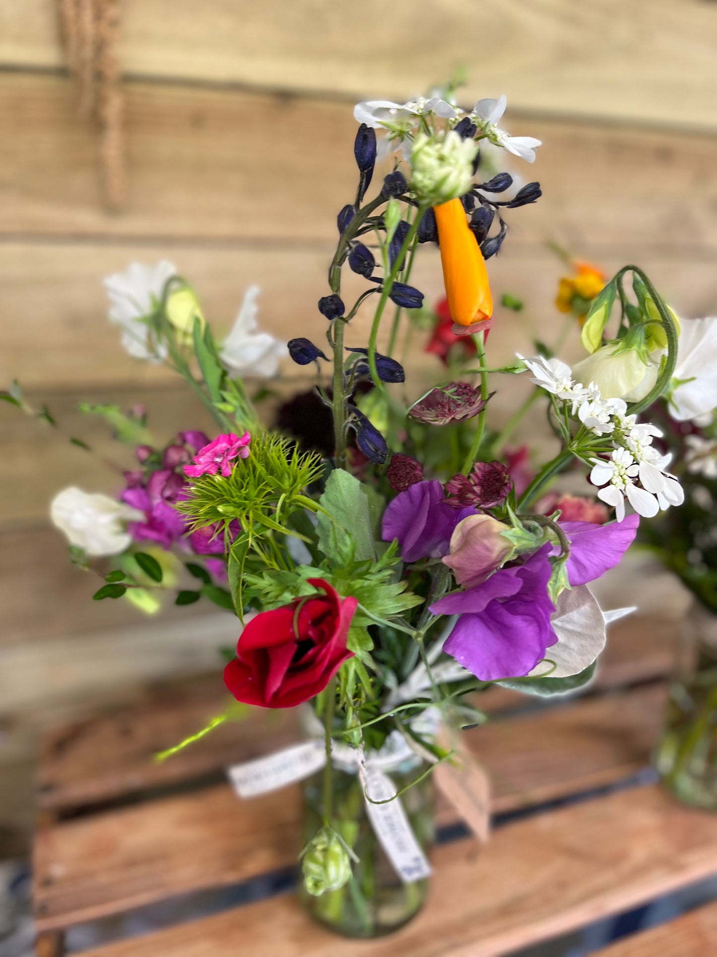 Jam Jar Flowers - Medium size