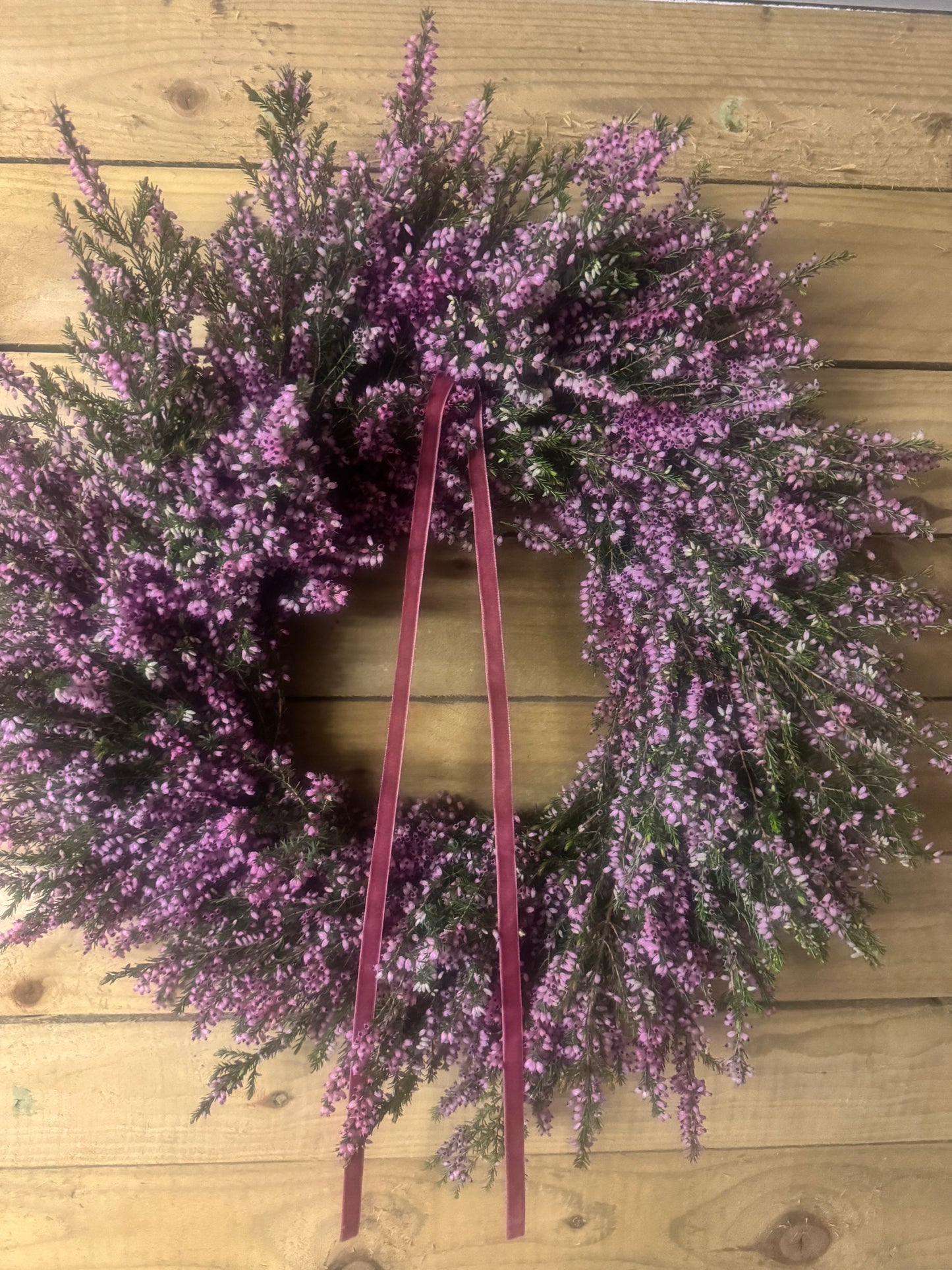 Hand crafted Irish Heather door wreath