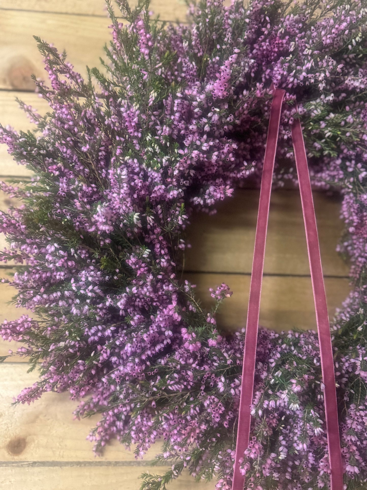 Hand crafted Irish Heather door wreath