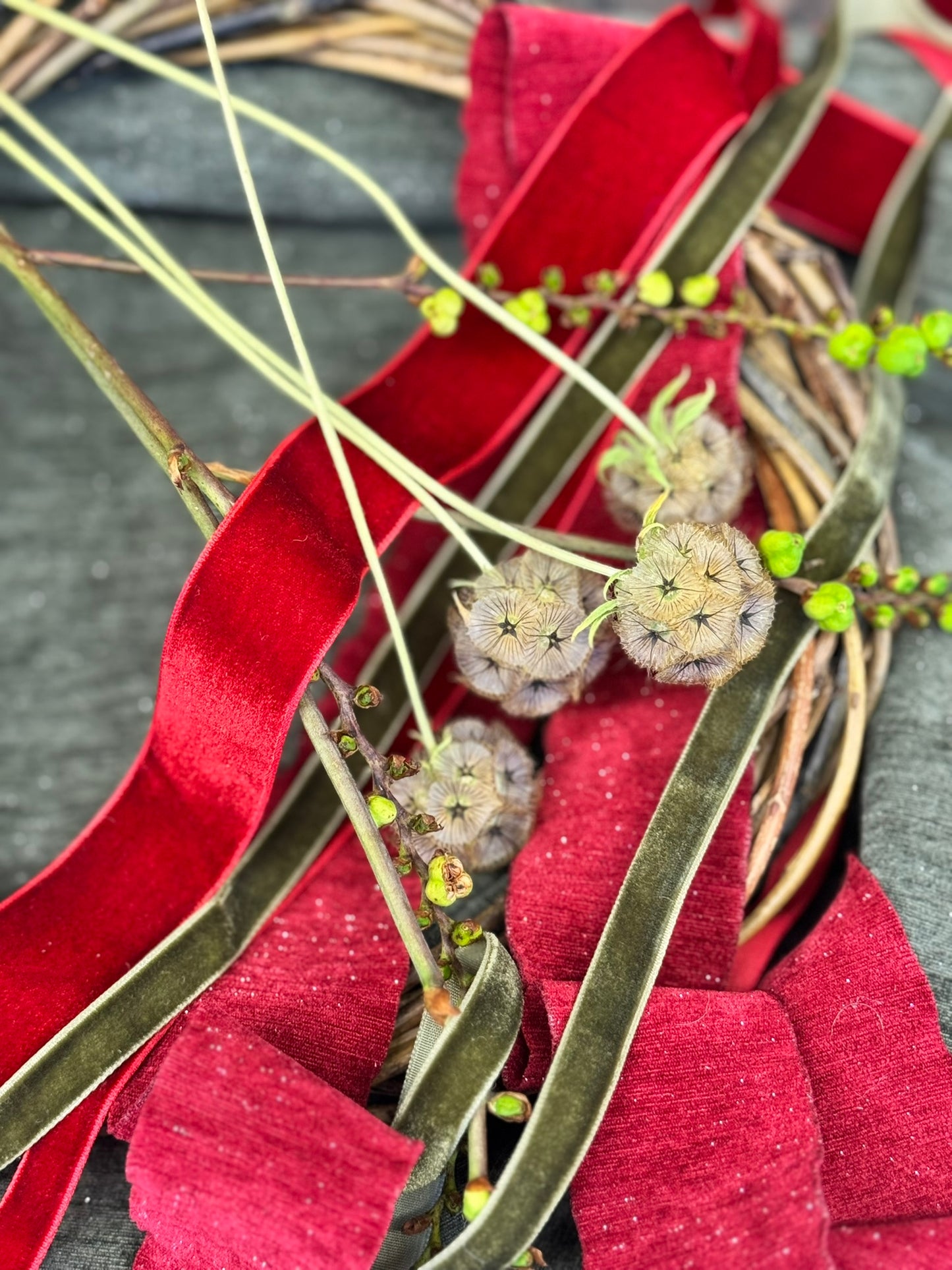 One-of-a-Kind Bespoke Christmas Door Wreaths
