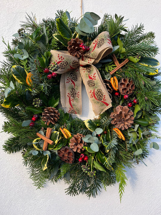 Christmas Wreath Workshop | Friday 13th December 2024  starting 7pm